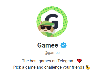 Telegram Gamee Bot