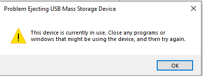 Fix: This Device is Currently in Use [Windows 11/10/7]