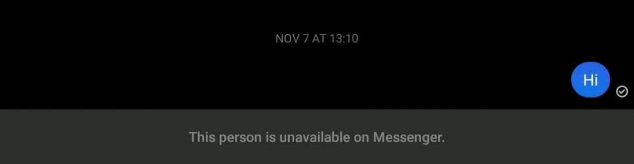 This Person Is Unavailable on Messenger: Meaning and Fix