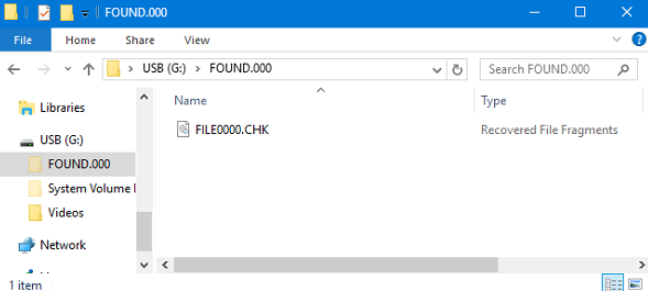 What is the Found.000 Folder