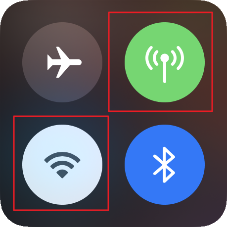 wifi button ios