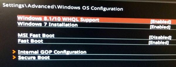 windows 10 whql bios