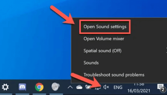 windows sound settings