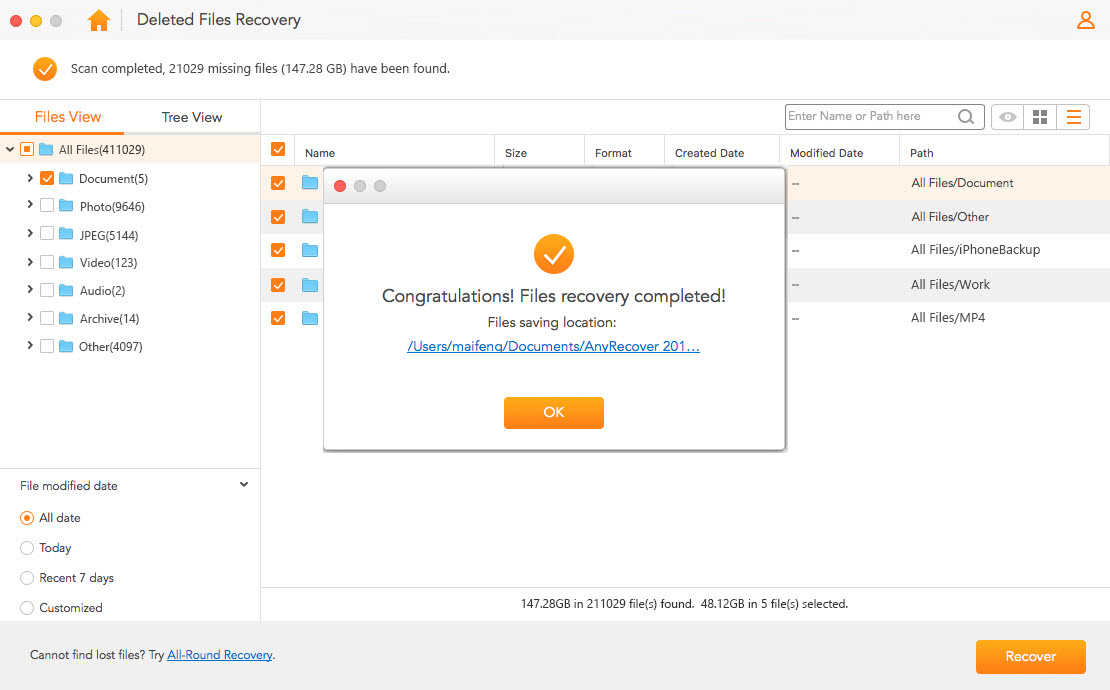 recover files from virtual machine anyrecover