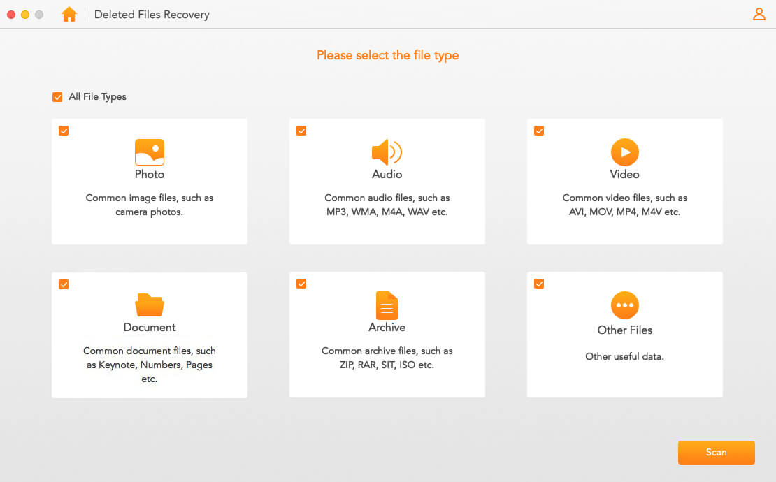 anyrecover screenshot