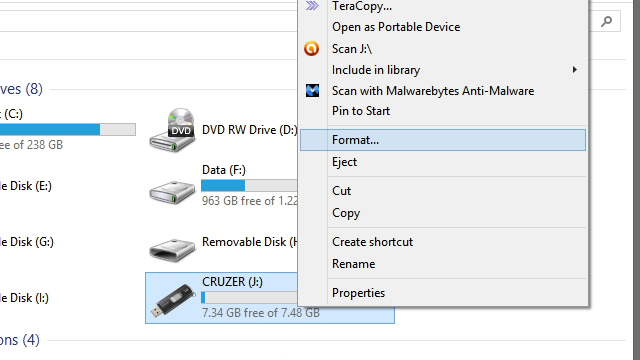 format external hard drive