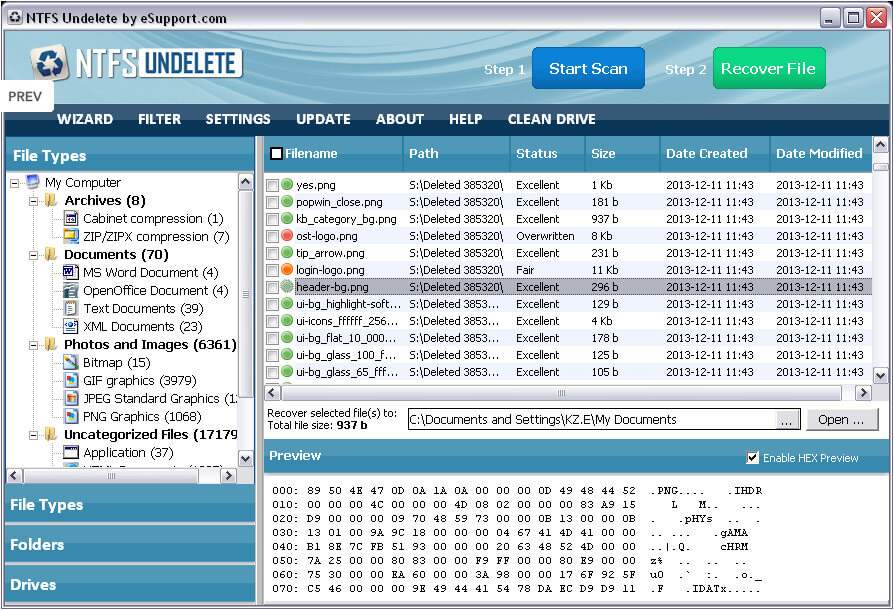 ntfs undelete