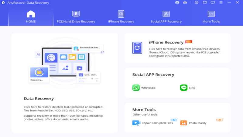 select hard drive recovery