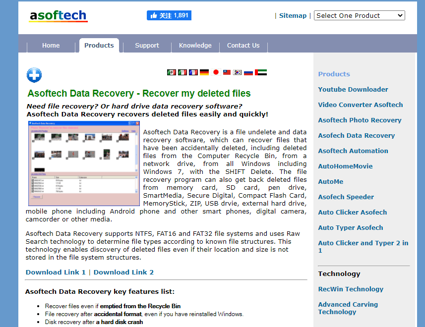 Asoftech Website