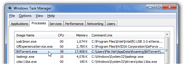 bittorrent location