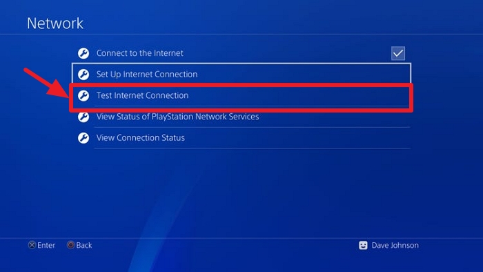 test ps4 network