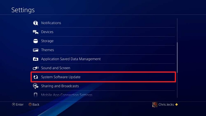ps4 system software update