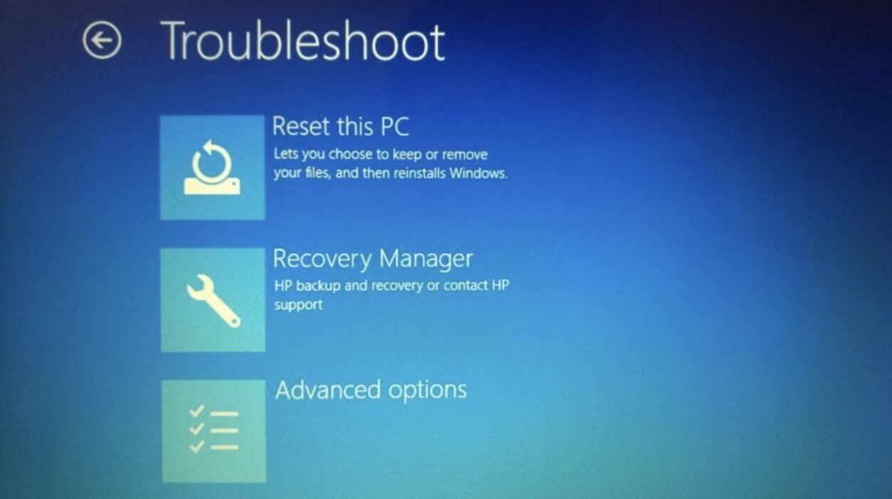 troubleshoot error