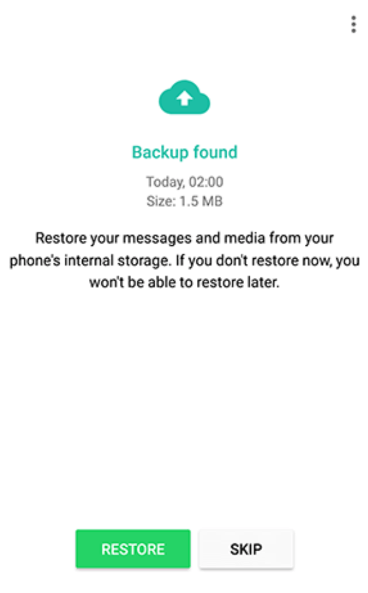 recuperar imágenes borradas de WhatsApp de Google Drive