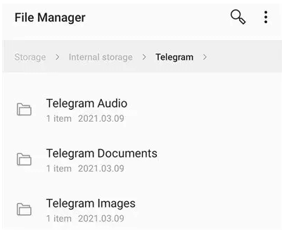 使用 images 資料夾恢復 telegram 訊息