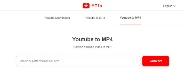 yt1s.is youtube to mp4 轉換器