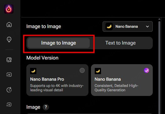 Choose Image to Image