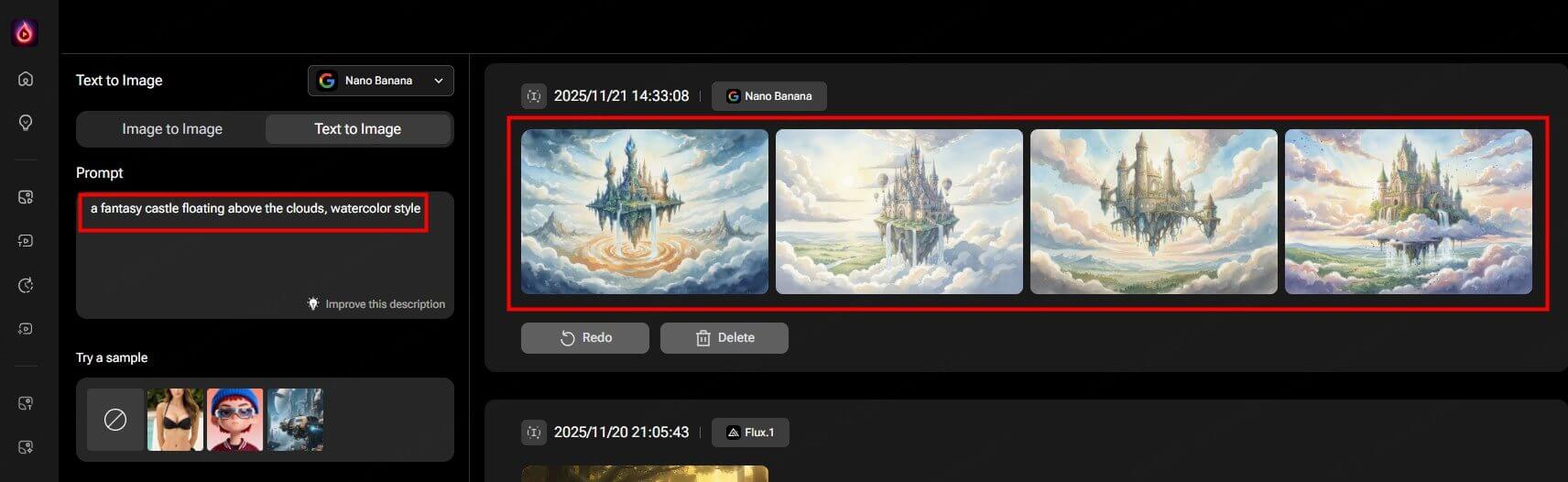 AI generated art example