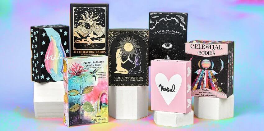 Tarot cards and oracle decks