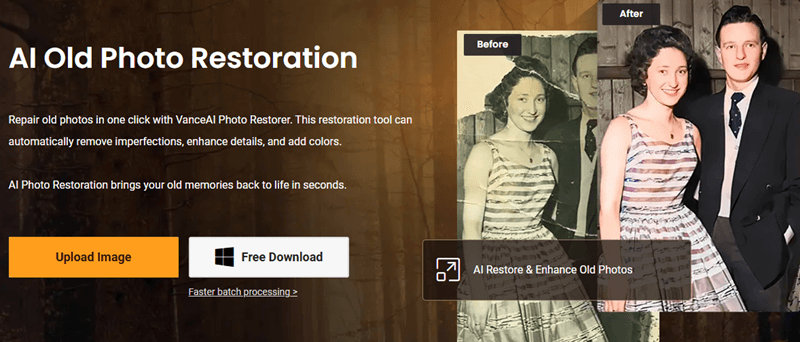 VanceAI Old Photo Restoration