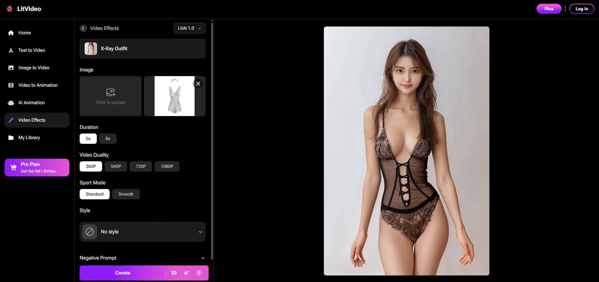 best nsfw ai video generator litvideo