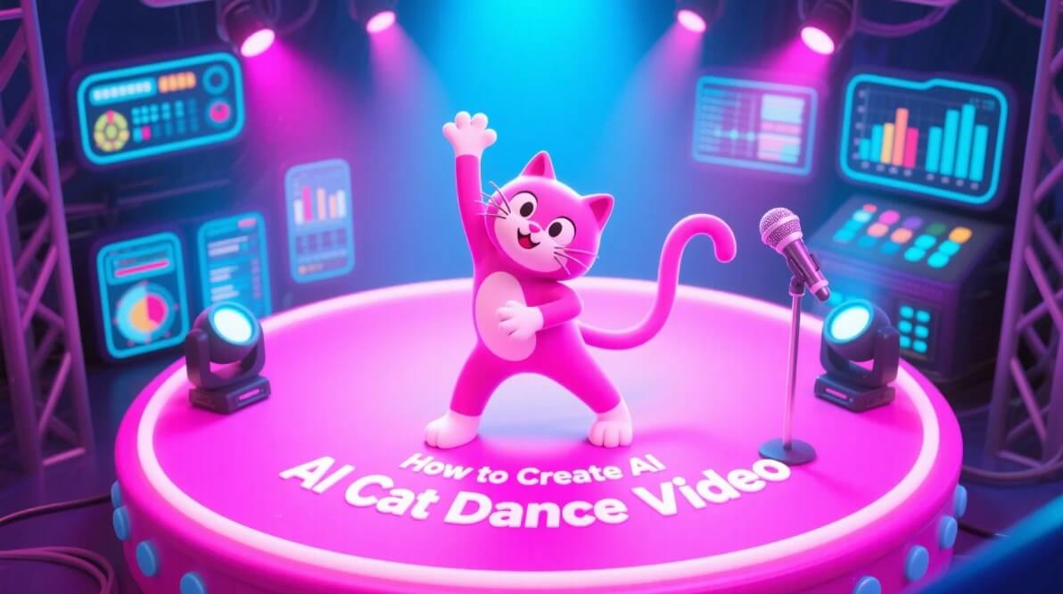 how to create ai cat dance video