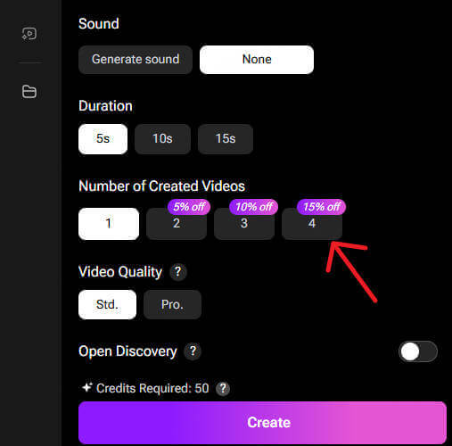 customize video duration and numbers