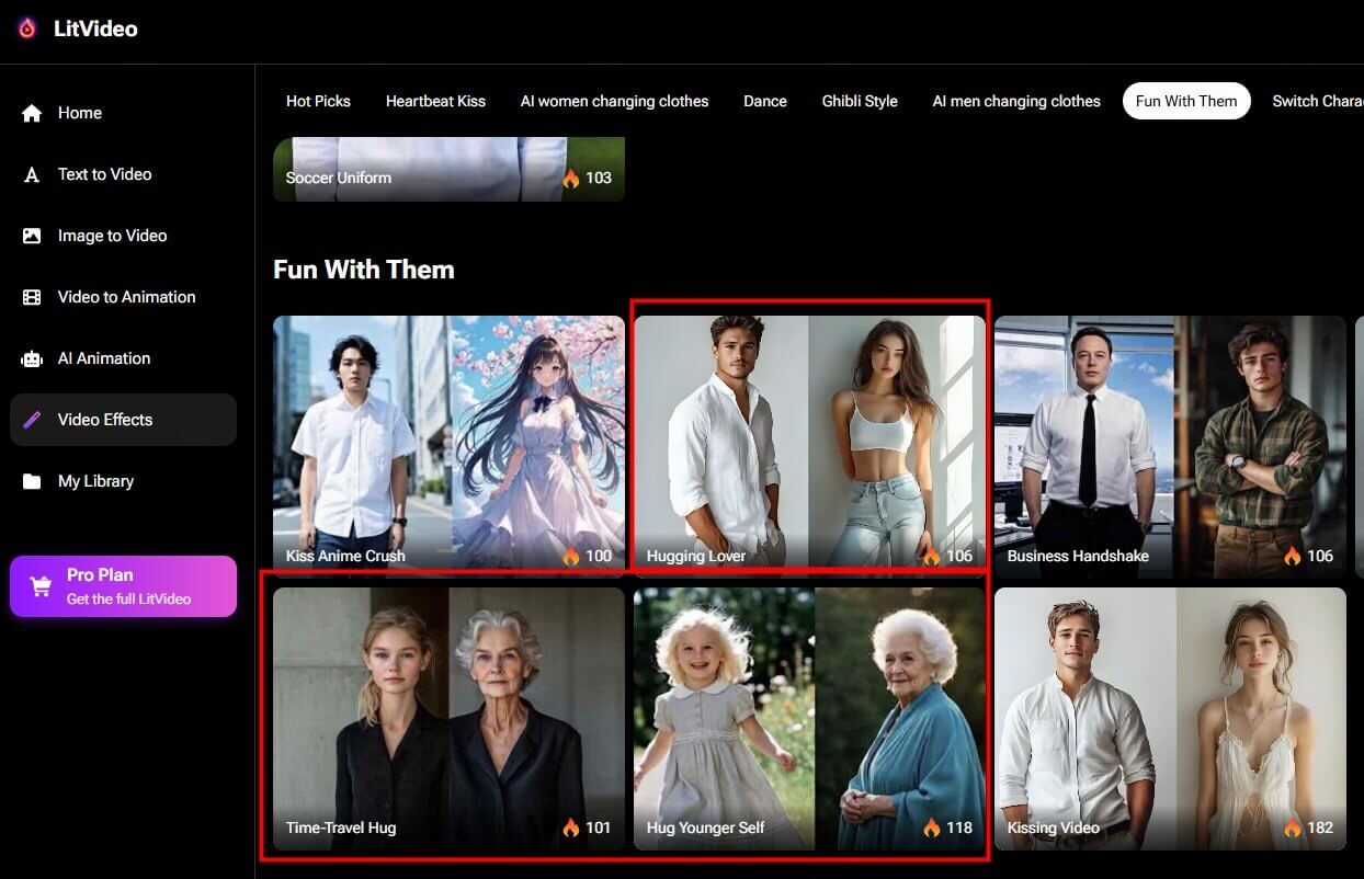 choose hugging style