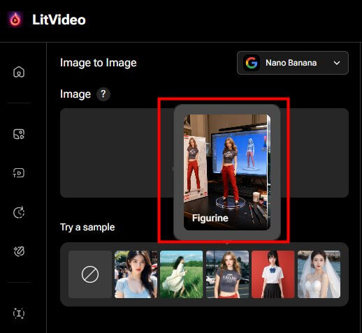Select the Figurine template