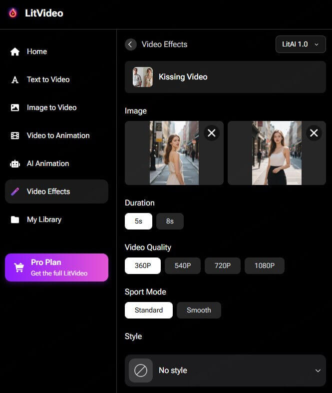 upload images