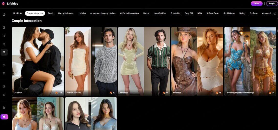 litvideo couple interaction templates