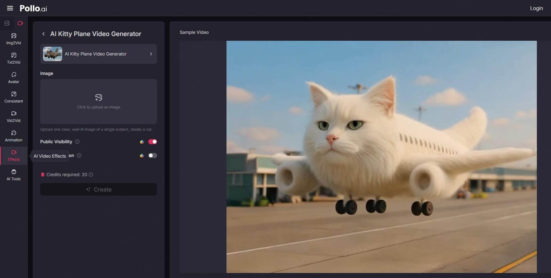 Select an AI Effect