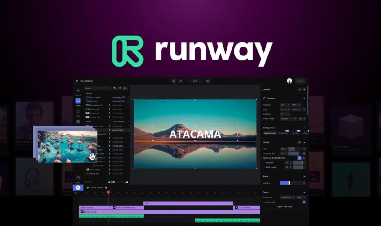 Runway AI Platform Interface