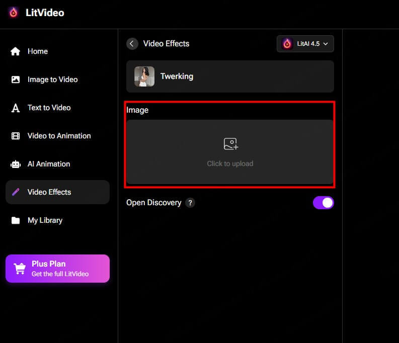 upload a photo to create