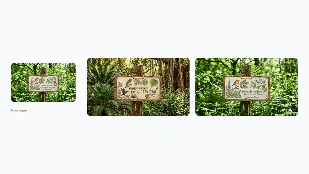 自然な看板（ローカライズ例）