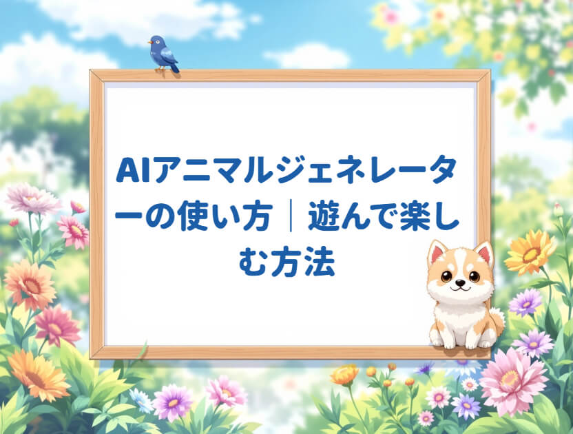 AI動物ジェネレーターの使い方