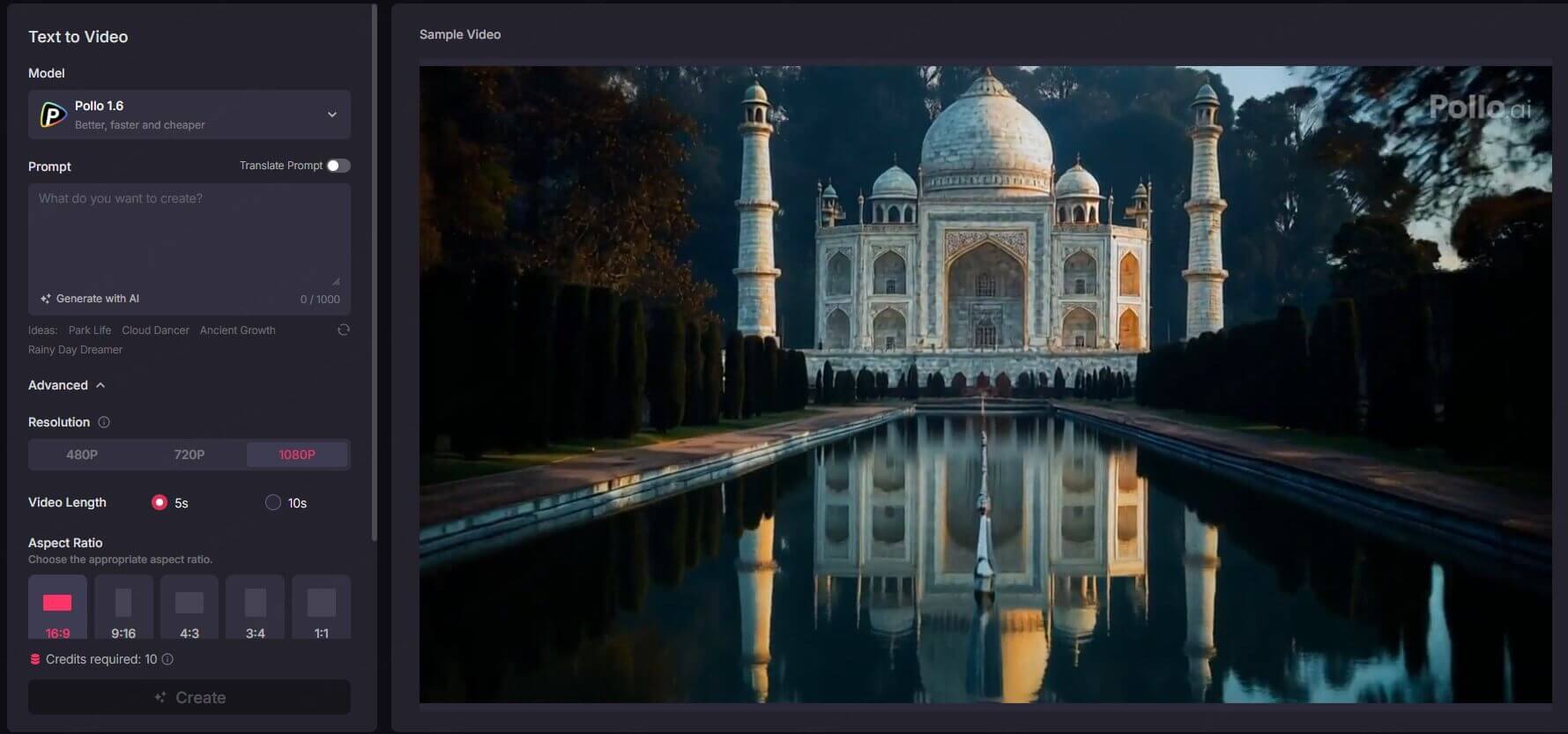 Pollo AI Text to Video