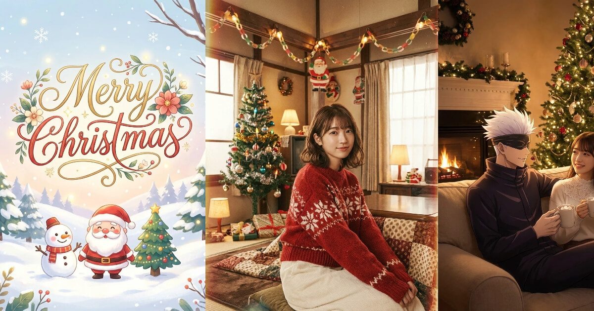 AI 크리스마스 일러스트 생성