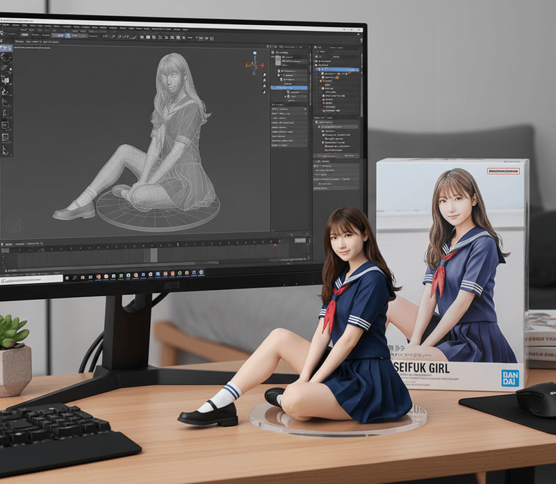 Gemini Nano Bananaフィギュア化